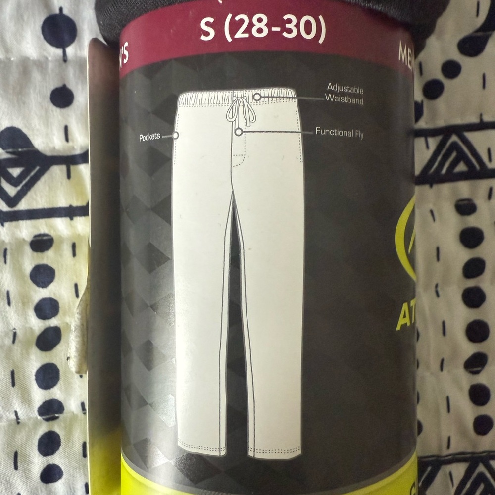 NWT Athletic Works Men’s Black Sleep Pants - Picture 6 of 10